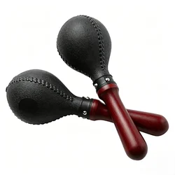 Professional Maracas Pair with ABS Shell and Wooden Handles for Live Performances and Parties (1 pair)