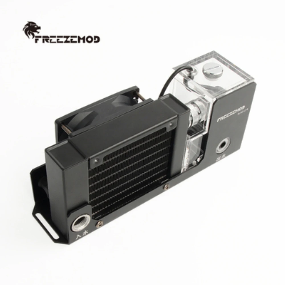 Zemod-módulo Integrado de Resfriamento de Água Radiador de Alumínio Módulo Aio 2000rpm Refrigeração de Água Desktop Slmz-z-b 80 mm - Imagem 2