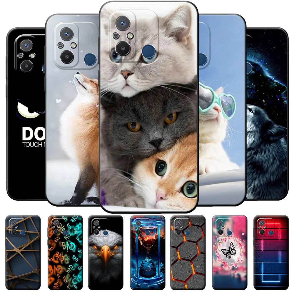 Per Xiaomi Redmi 12C Custodia Redmi 12C Cover Custodia Morbida In Silicone Tpu Per Redmi 12C 12 C Cover Posteriore Protettiva Paraurti Fundas