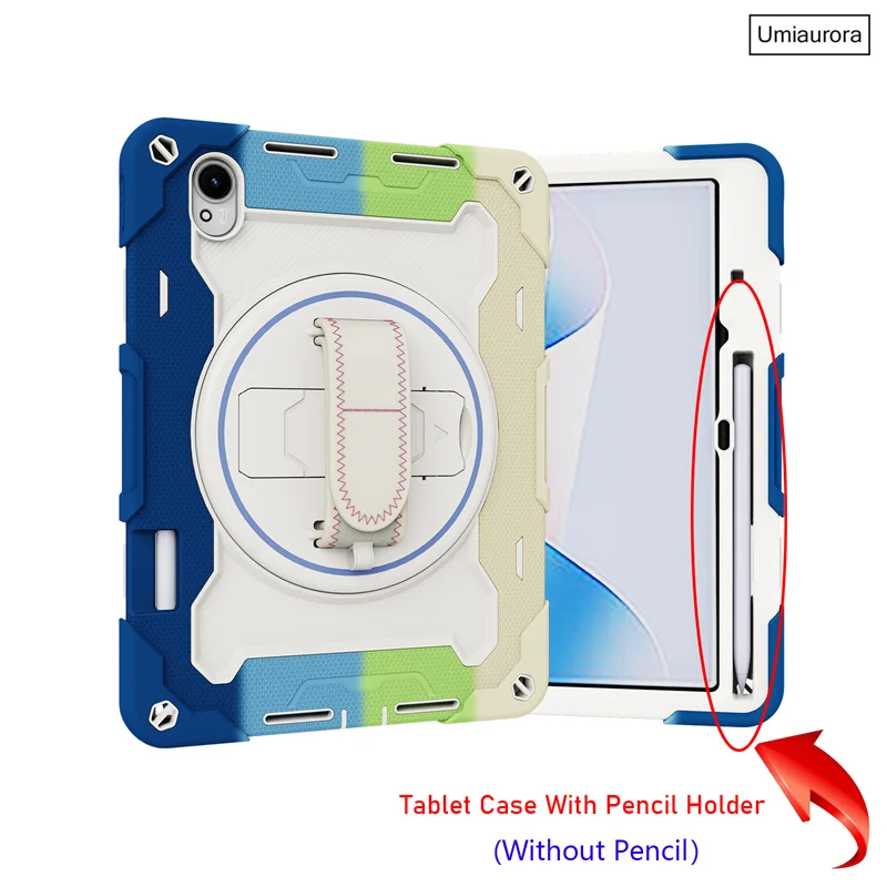 Shockproof Silicone PC Tablet Case Stand - Rugged