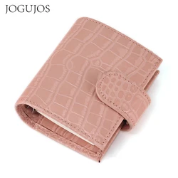 JOJUJOS Genuine Leather Regular A9 Size Rings Planner with19MM Ring Binder Mini Loose-Leaf Notebook OrganizerJournal Diary