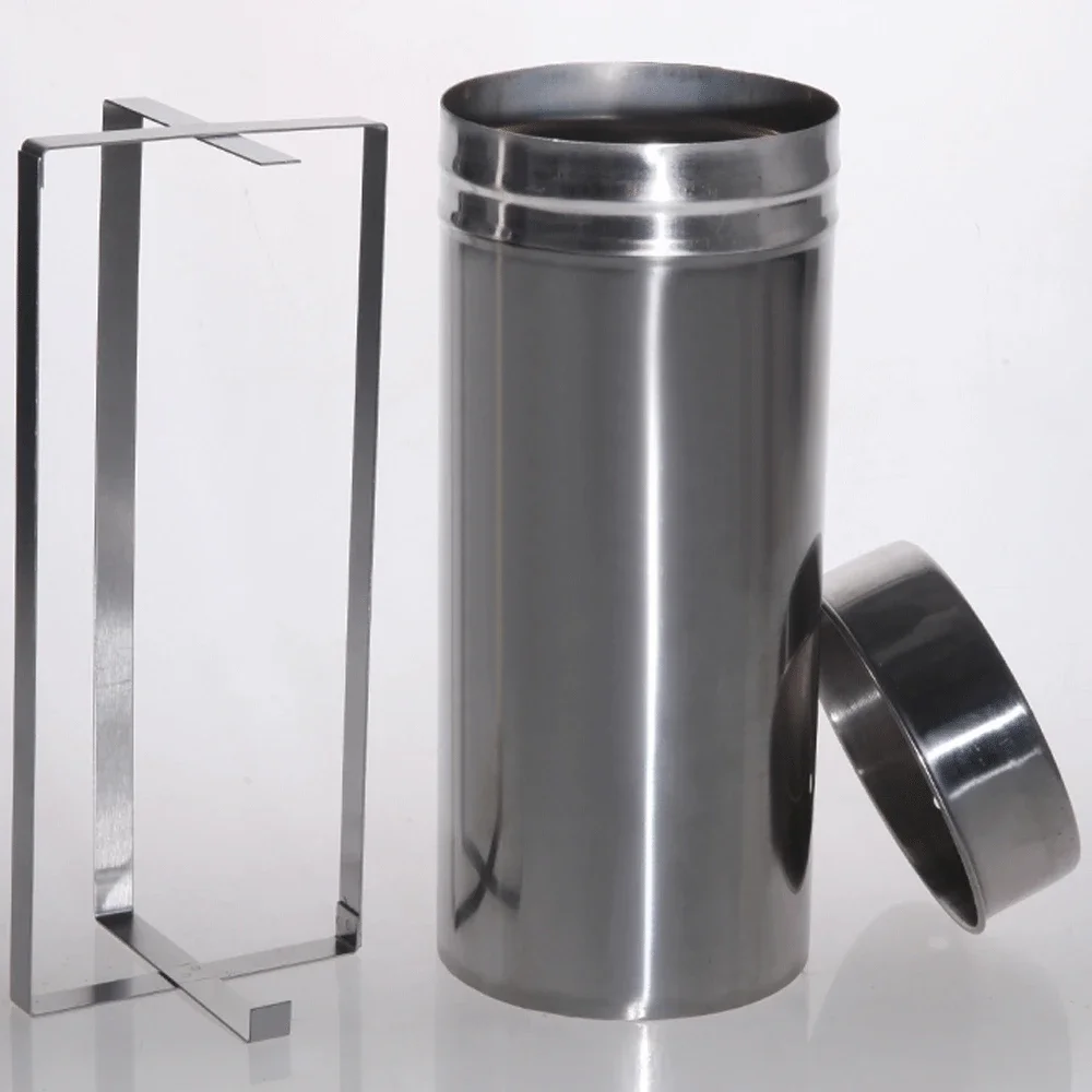 304 Stainless Steel sterilization barrel Disinfection bucket For 60mm 90mm Petri dish Labrotary