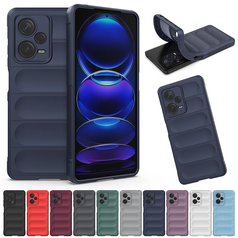 Per Redmi Note 12 12S Pro Plus Turbo Explorer Skin Glassato Super Anti-Drop Lens All-Inclusive Custodia Di Ricarica Wireless Cover Shell