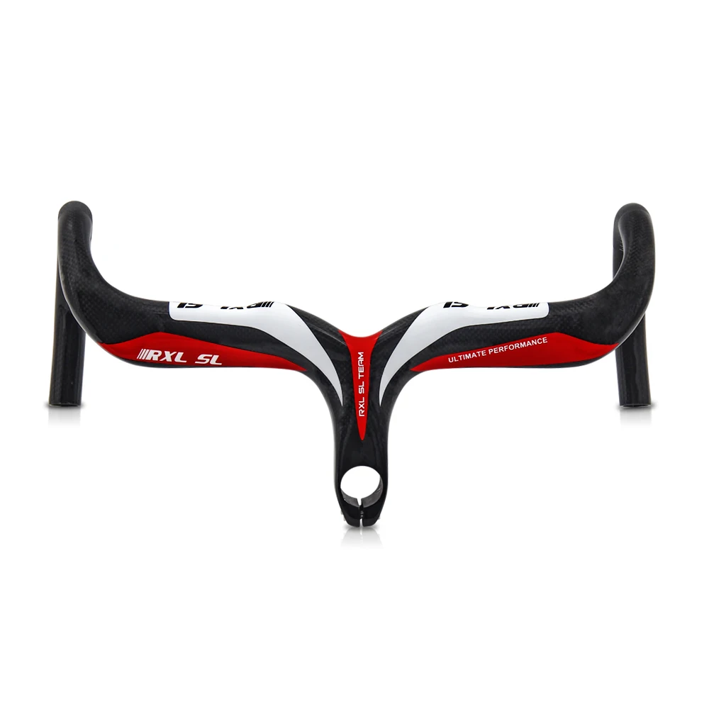 RXL SL Integrierter Carbon-Straßenlenker mit Vorbau 28,6 Fahrradteile Erwachsenenfahrrad Drop-Lenker Interne Führung 400/420/440 – Detail 10
