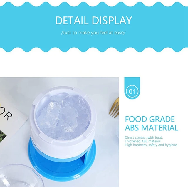 Hand-Shaved Ice Machine Manual Fruit Smoothie Machine Mini Household Small Ice Crusher Ice Machine 3