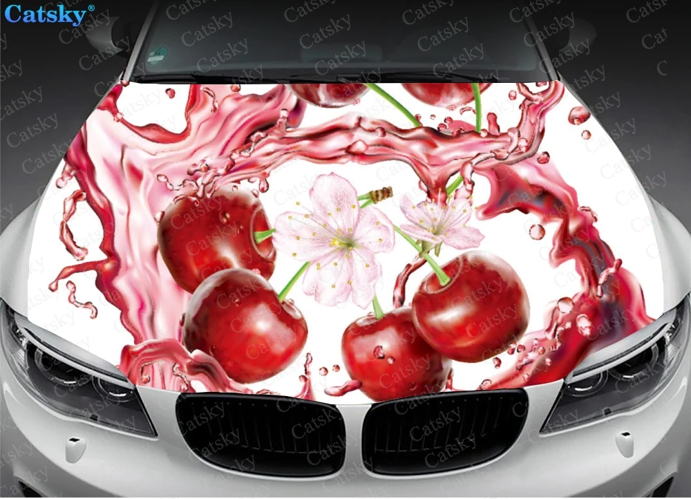 

Car hood wrap lion decal, bonnet vinyl sticker, full color graphic decal, CUSTOM made to Fit Any Car
