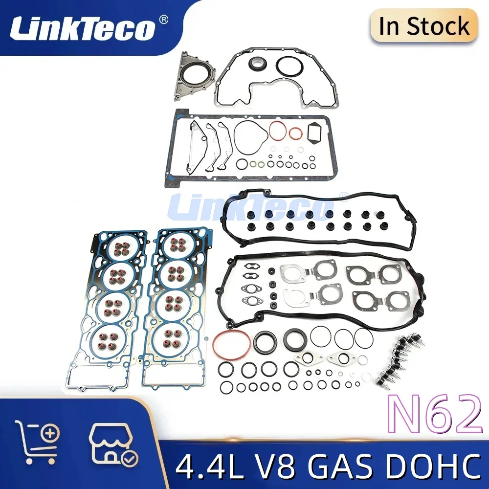 

Car Engine Full Gasket Set For 2001-2010 BMW 545i 645Ci 745Li X5 E53 E60 E61 E63 E64 E65 E66 E67 E70 4.4 L V8 GAS DOHC N62