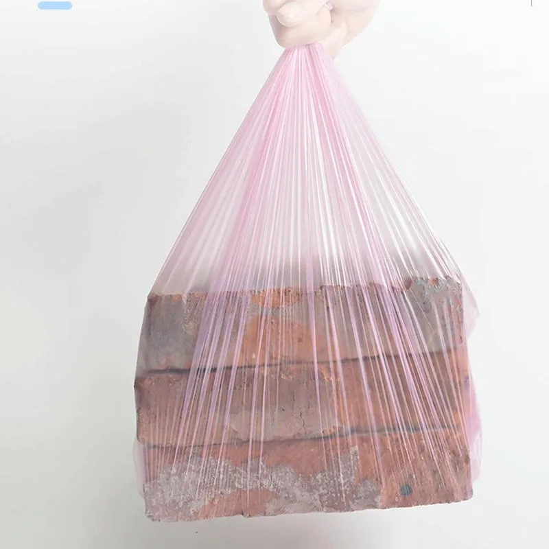 Mixed Color Thicken Disposable Garbage Bags 300PCS Kitchen Storage Trash Can Liner Bags Protect Privacy Plastic Waste Bag