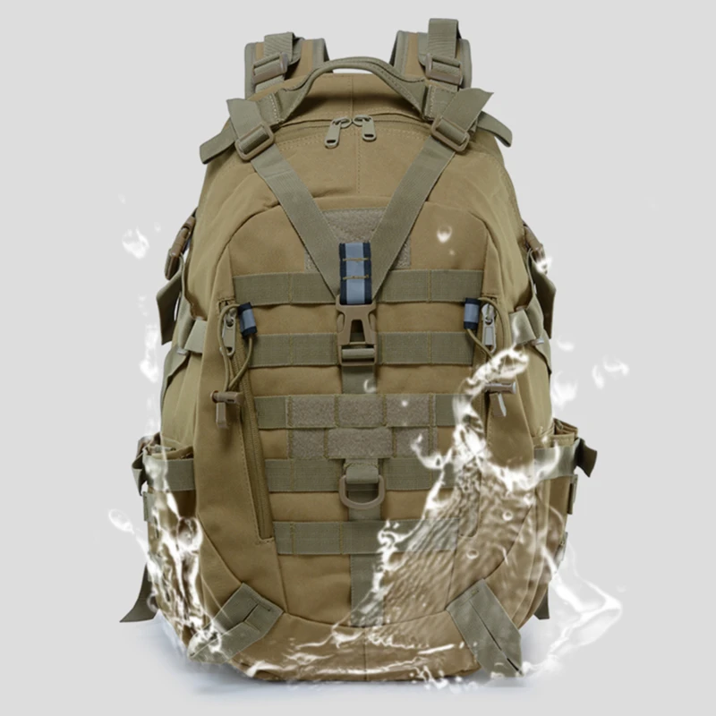 

25L Large Capacity Backpack Waterproof Nylon Military Tactics Molle Army Bag Men Backpack Rucksack For Hike Travel Backpacks