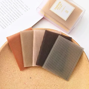 10 Pezzi Adesivi per Frangia Anteriore, Stabilizzatori Moda, Patch Adesive per Trucco, Clip Pastello, Nastro Magico per Frangia, Regali per Ragazze