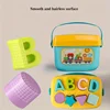 Baby Learning Resources Letter Blocks Toy Fine Motor Toy Early Education Color Recognition Alphabet Shape Toys for Toddlers 6