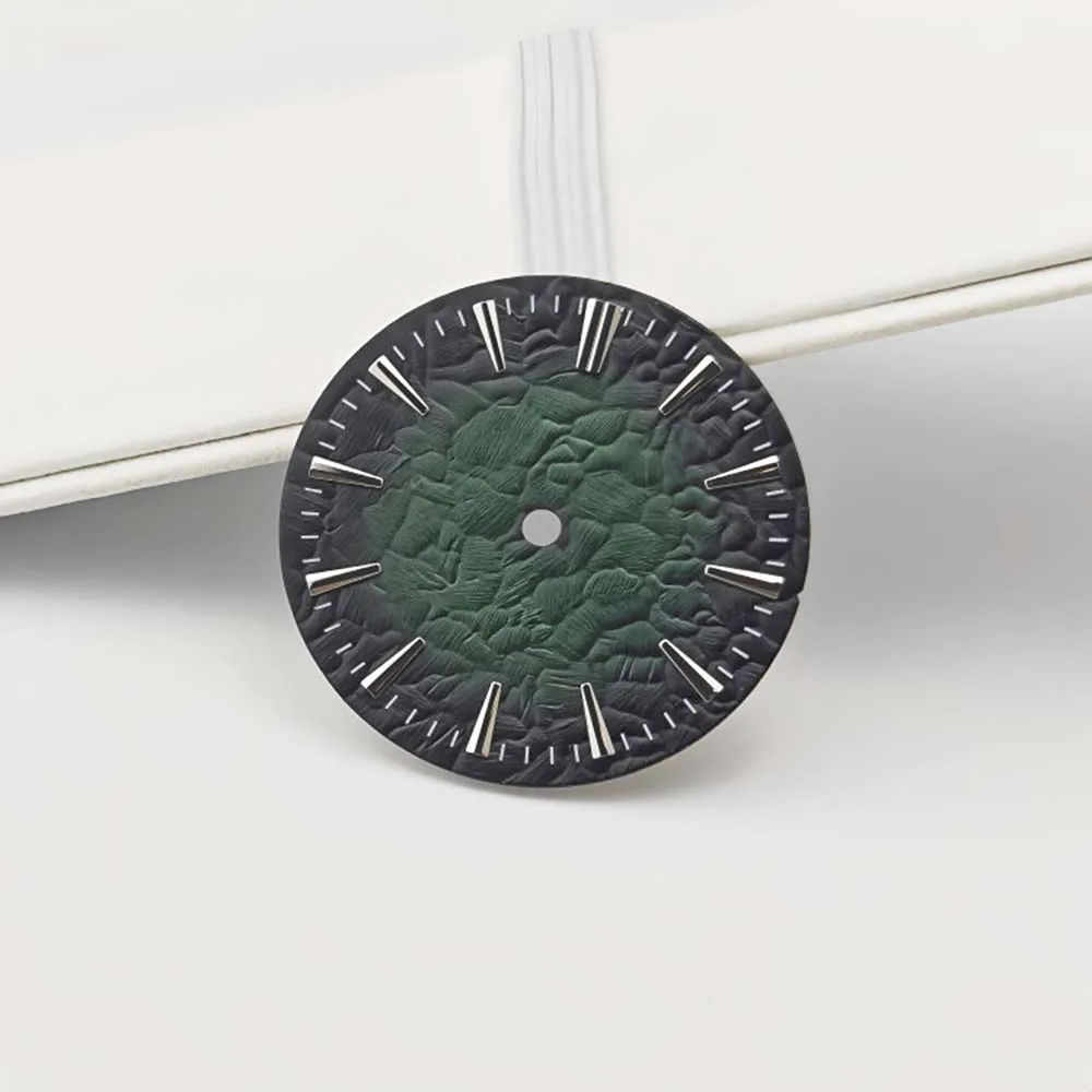 Exquisite Stone Pattern DIY Watch Dial, 28.5mm | Premium Mechanical Watch Accessory