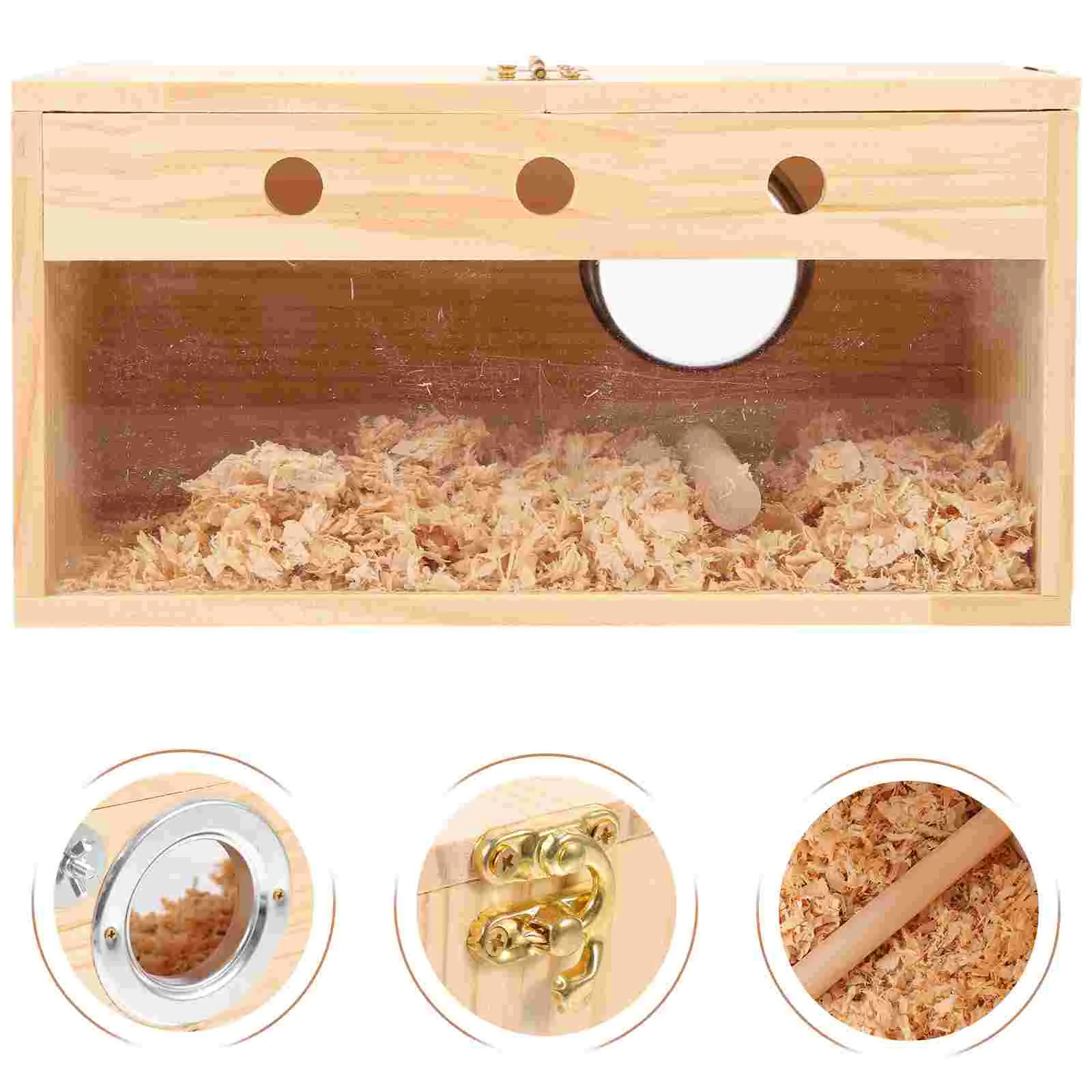 

Parrot Breeding Box Garden Bird House Nests Nesting Wooden Birdhouse Accessories Toys for Parakeets