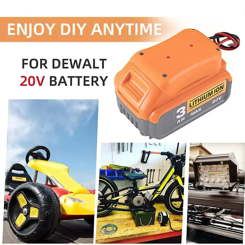 Makita/Bosch/Milwaukee/Dewalt 18V 배터리 어댑터 전원 커넥터 용 DIY 배터리 어댑터 DIY 어댑터 독 홀더 14 Awg 와이어