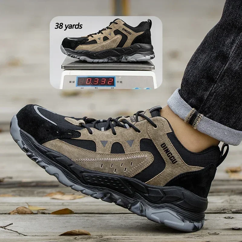 Scarpe isolanti leggere da uomo nuove scarpe antinfortunistiche antiperforazione antiurto scarpe da ginnastica da lavoro da uomo scarpe protettive alla moda 5
