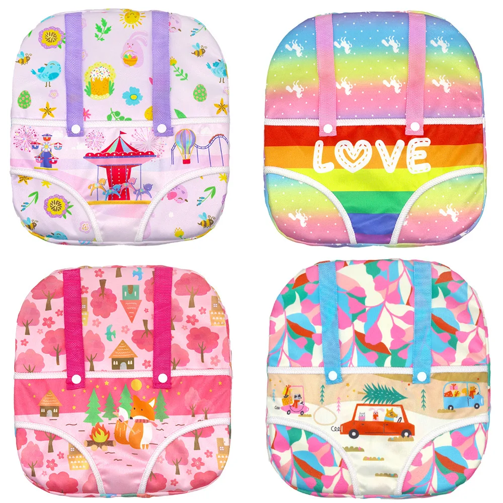 Dolls Out Going Carry Bag Backpack Strap For 43 CM Born Baby Doll Clothes Accessories,18 Inch American Doll Girl's Toys,Gift