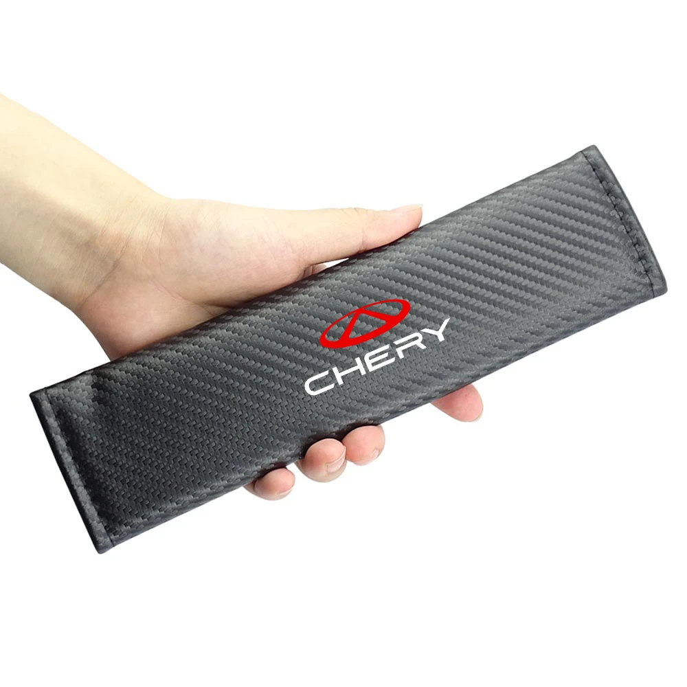 Carbon Fiber Car Seat Belt Covers Shoulder Protector Cushion Pads For Chery OMODA 5 C5 S5 S5GT FX Car Accessories
