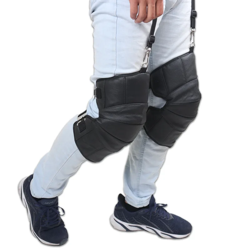 

Motorcycle Warm Kneepad Motorbike Riding Knee Pads Windproof coldproof Winter Outdoor Knee Protective Guard PU Leather Waterproo