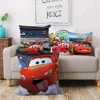L-Lightning McQueen Pillow Covers Cartoon Sofa Decorative Home Double-sided Printing Short Plush Cute Cushion Cover 2