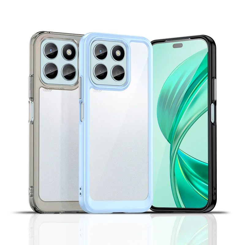 Transparent Colorful TPU Protective Phone Case Cover