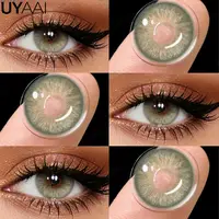 Lentilles de contact colorées UYAAI Siri Green, lentilles de maquillage PATTAYA Green, lentilles de beauté pour les pupilles, lentilles colorées cosmétiques, lentilles Colorcon Green 5