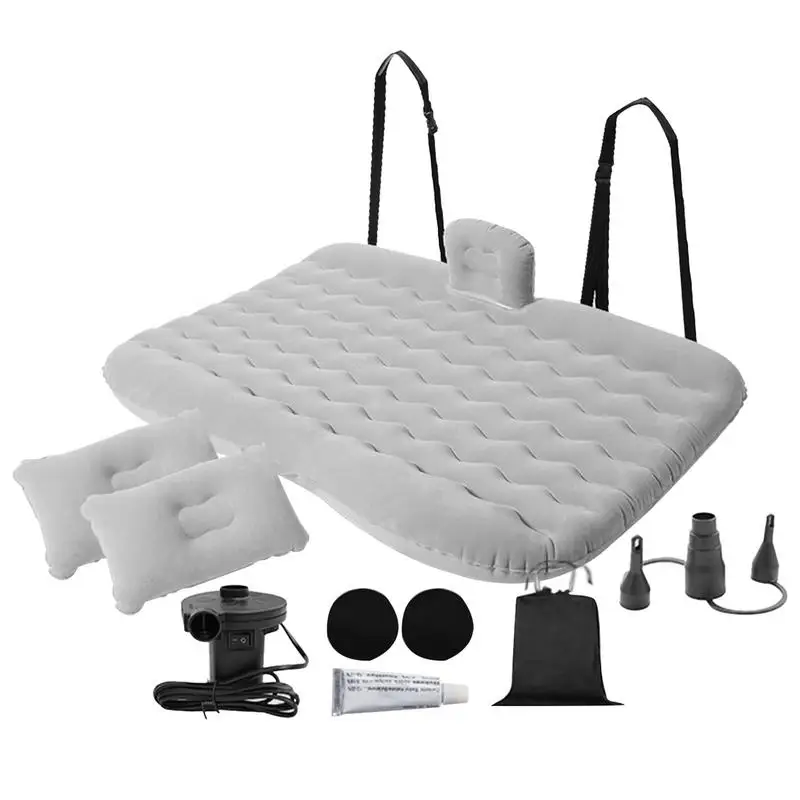 

Inflatable Bed For Car Car Air Mattress With Air Pump Car Air Bed Car Travel Mattress For Camping Sleeping And Road Trip