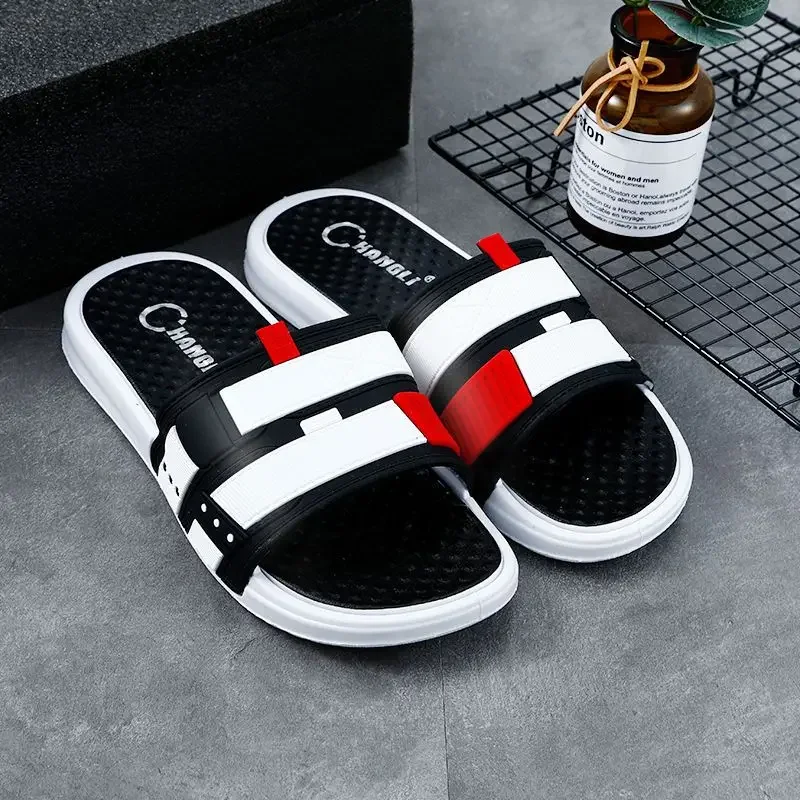Men\'s Shoes Summer Indoor and Outdoor Slippers Men\'s Slippers Non-slip Meat Soft Thick Slippers Summer Couple Sandals