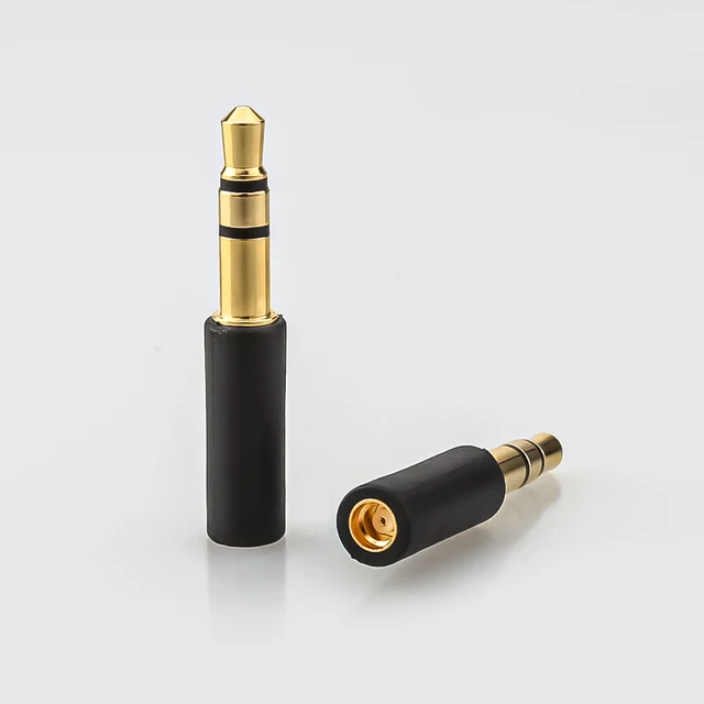 ヘッドホン mmcx ヘッドホン用変換ピン,1ペア,3.5mm〜mmcxアダプター/0.78mm,m1