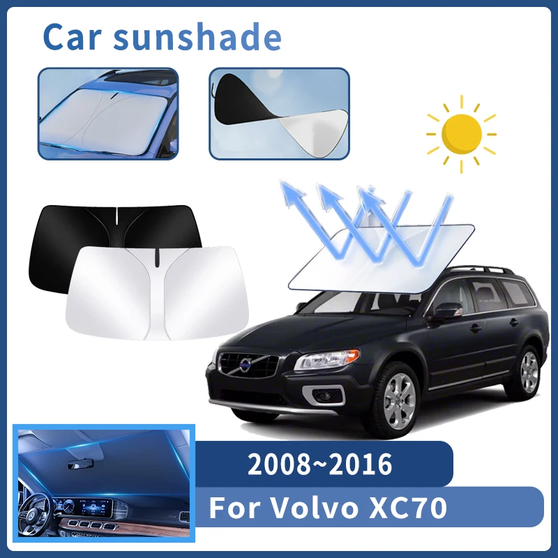 Auto Parts For Volvo XC70 2008~2016 2009 2010 Sunshade Windshield Sun Protection Heat Cover Summer Car Interior Accessories Tool Auto Parts For Volvo XC70 2008~2016 2009 2010 Sunshade Windshield Sun Protection Heat Cover Summer Car Interior Accessories Tool