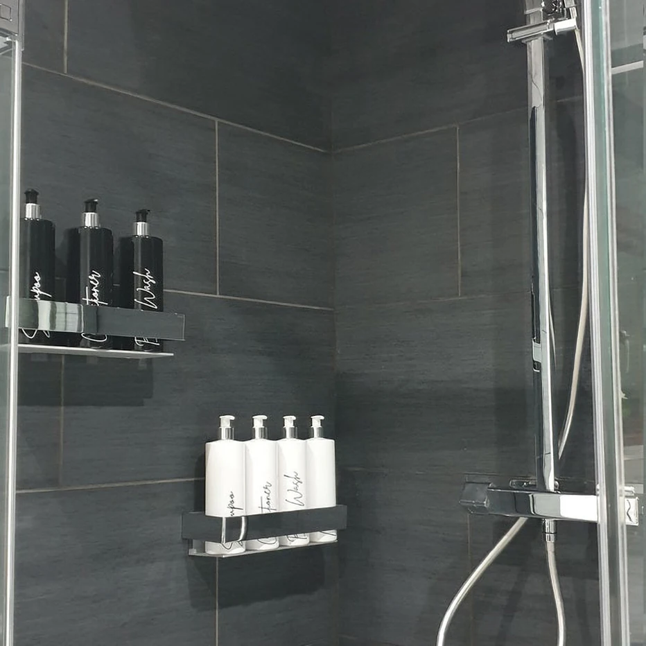 3Pcs Refillable Shower Shampoo Conditioner Bottle Dispenser 500ml Bathroom Lotion Empty Bottle Plastic Container Farmhouse Decor shampoo dispenser refillable plastic bottles refillable bottle plastic lotion bottle