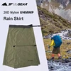 3F UL GEAR 20D UHMWP Camping Raincoat Waterproof Hiking Rain Skirt Lightweight Outdoor Rain Coat Gear Rainwear Camping Equipment 1