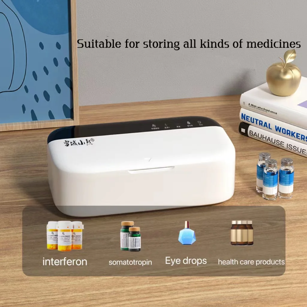 

High end insulin refrigerator, medicine freezer, large capacity refrigerator touch LED screen, car travel insulin medicine refri
