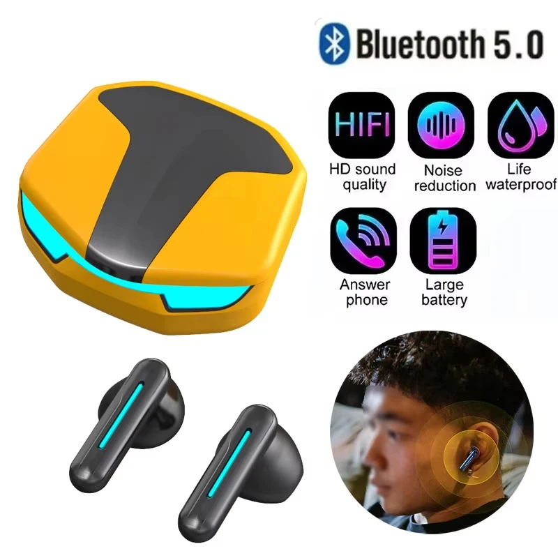 Wireless Noise Cancelling Bluetooth Earphones