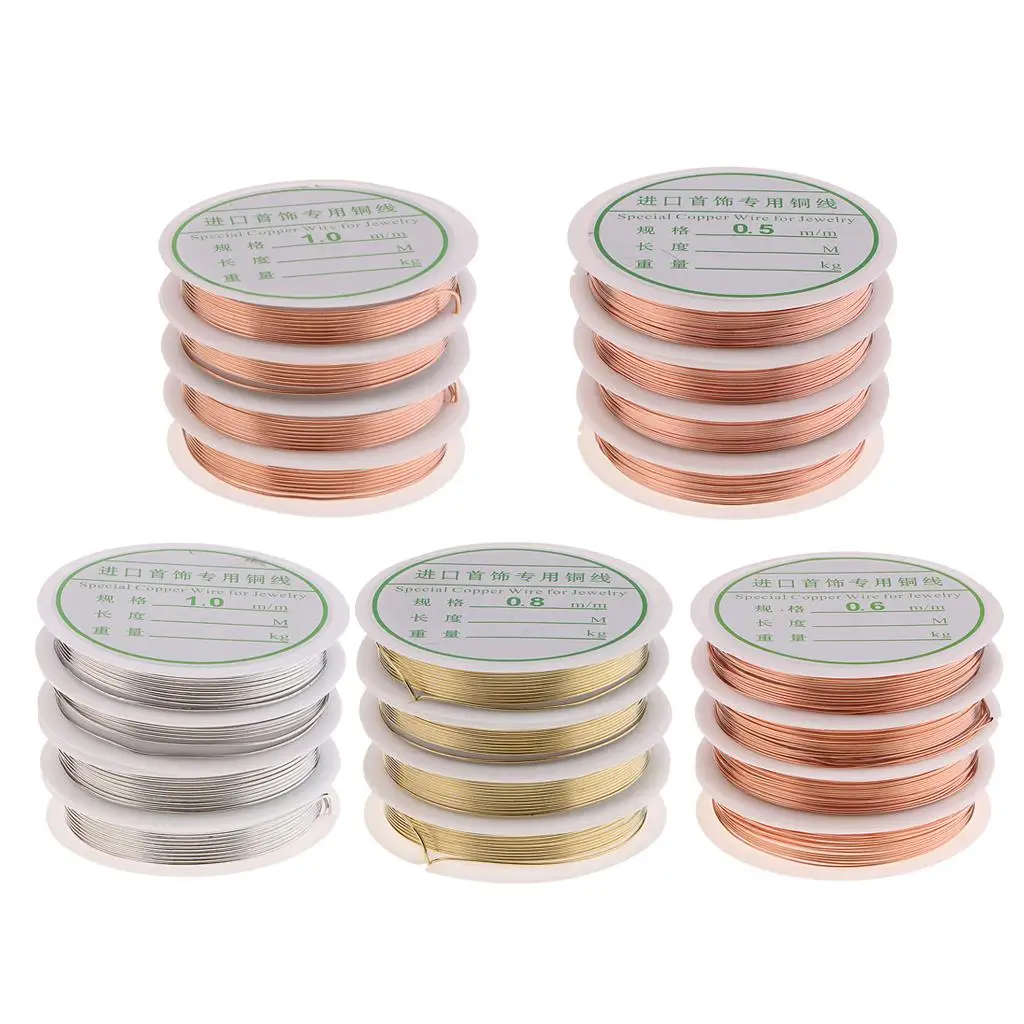 

4 рулона бисероплетения, медная проволока, шнур, цепочка, изготовление ювелирных изделий, аксессуары для рукоделия