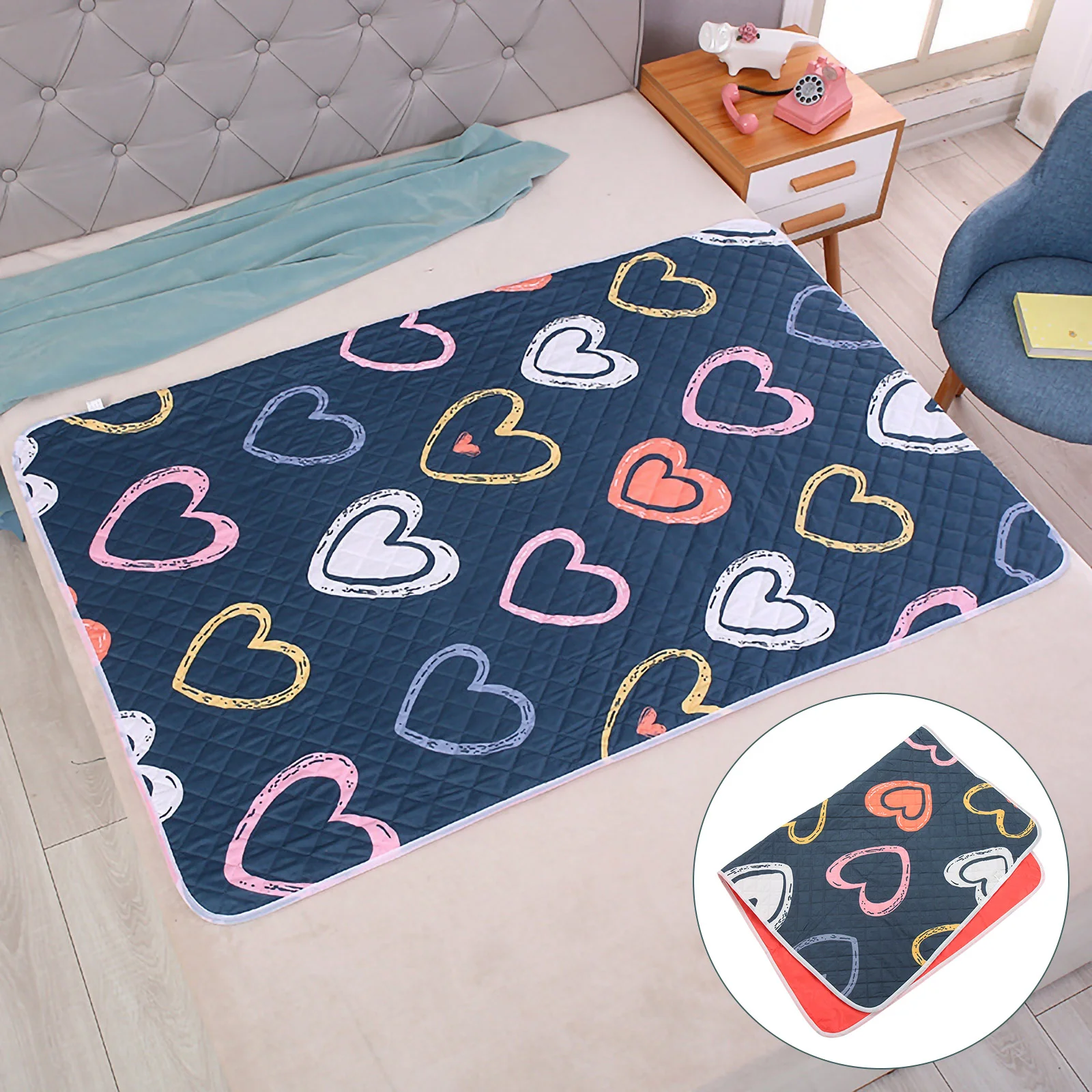 

Women Mattress Protective Pad Indoor Pet Urinal Pad Washable Baby Changing Mat