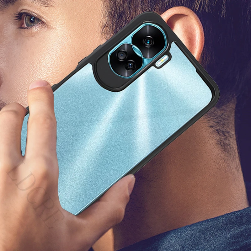 Per Cover Honor 90 Lite Custodia Huawei Honor 90 Lite 5G Capas Paraurti Antiurto Cornice Nera Trasparente Trasparente Fundas Honor 90 Lite