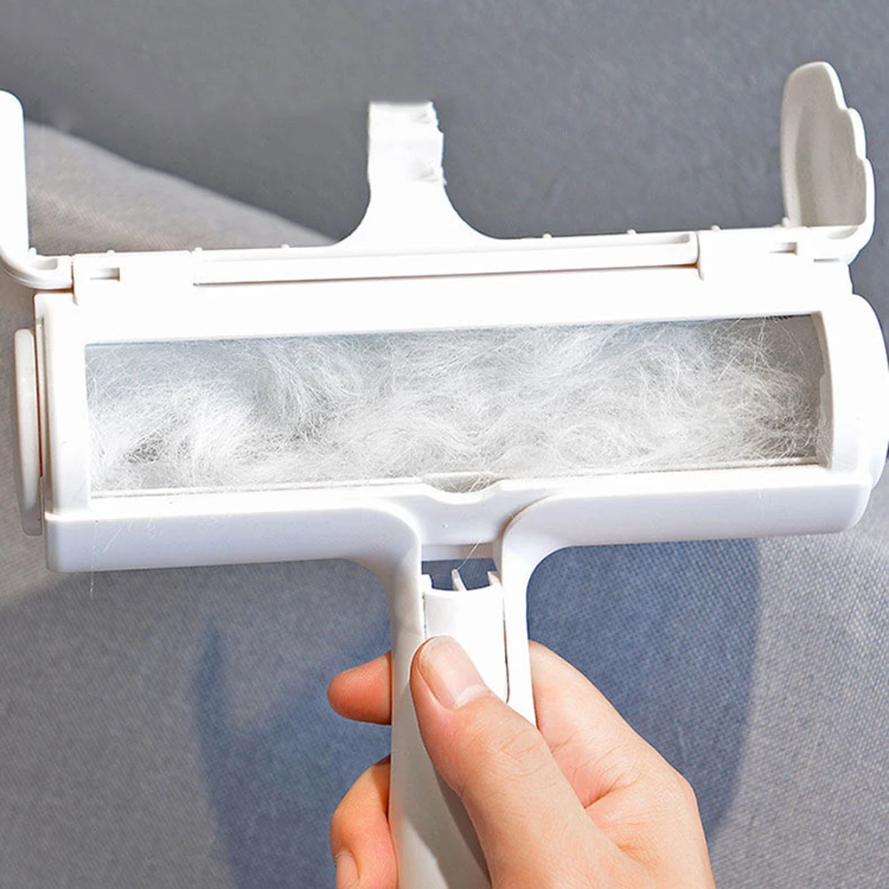 2Way Pet Hair Remover Roller Removing Dog Cat Hair From Furnitures