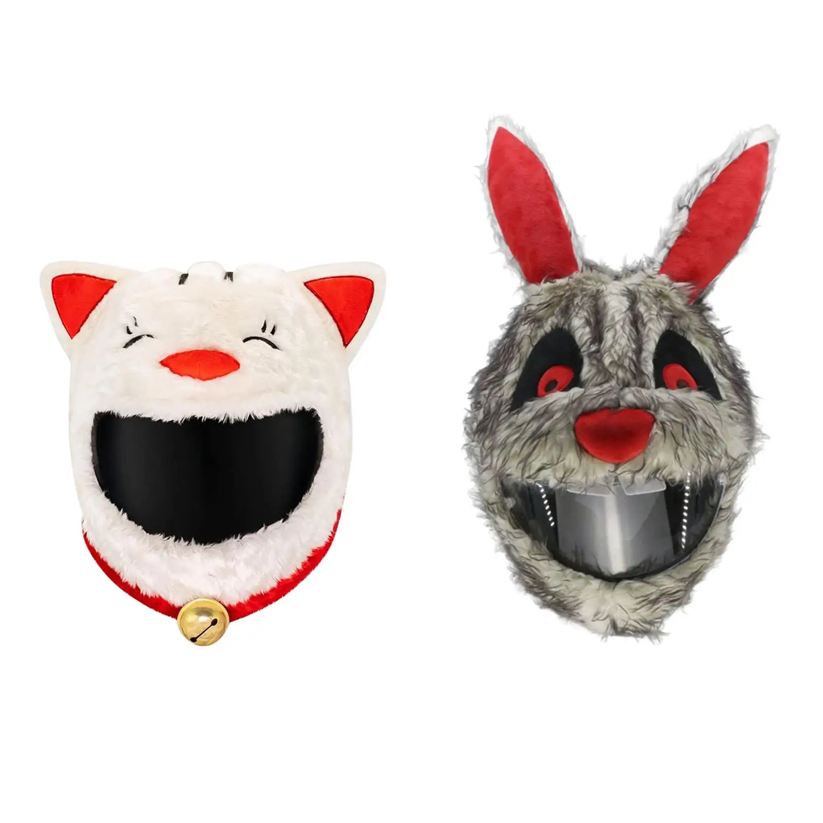 

Christmas Motorcycle Helmets Cover Skiing Accessories Outdoor Women Men Dust Cap Full Face Christmas Hat Decor Fun Rides Gifts