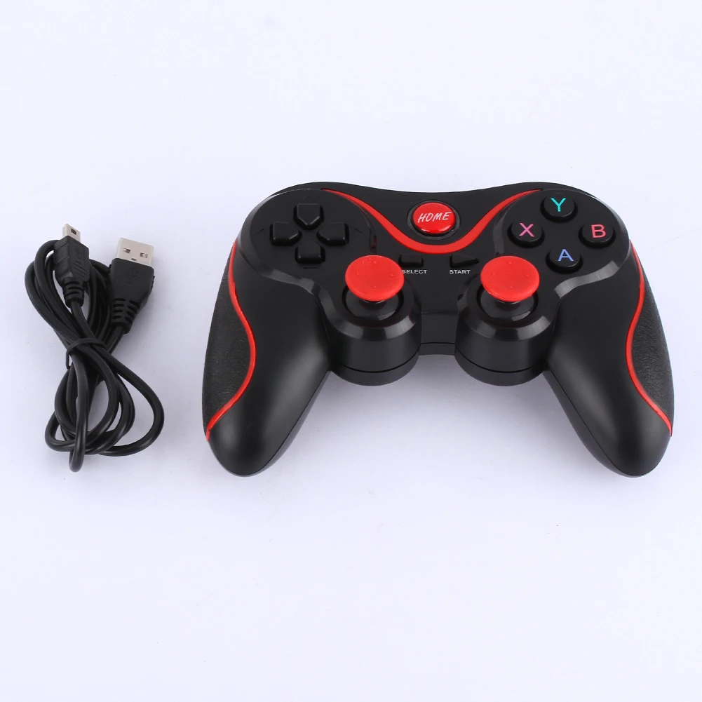 T3 X3 Wireless Joystick Gamepad Game Controller Bluetooth-compatible Joystick for PUBG Mobile Phone Tablet Smart TV Box Holder