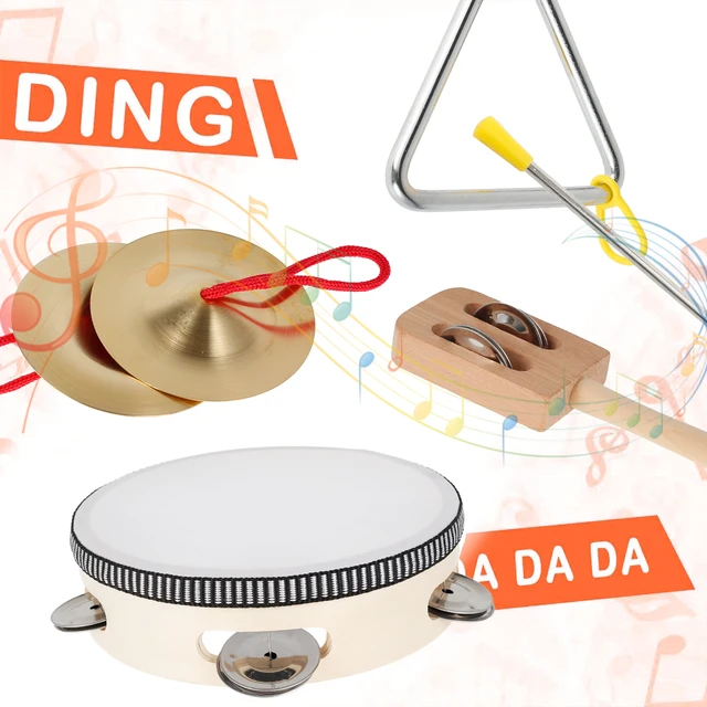 11Pcs/7Pcs Musical Instruments for Toddler Wooden Percussion Instruments Toys Set with Storage Bag Educational Music Toys Gift 5