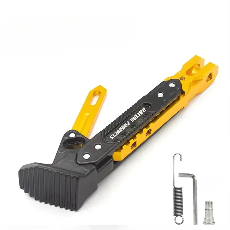 Adjustable Universal Kickstand for Motorcycles and Scooters