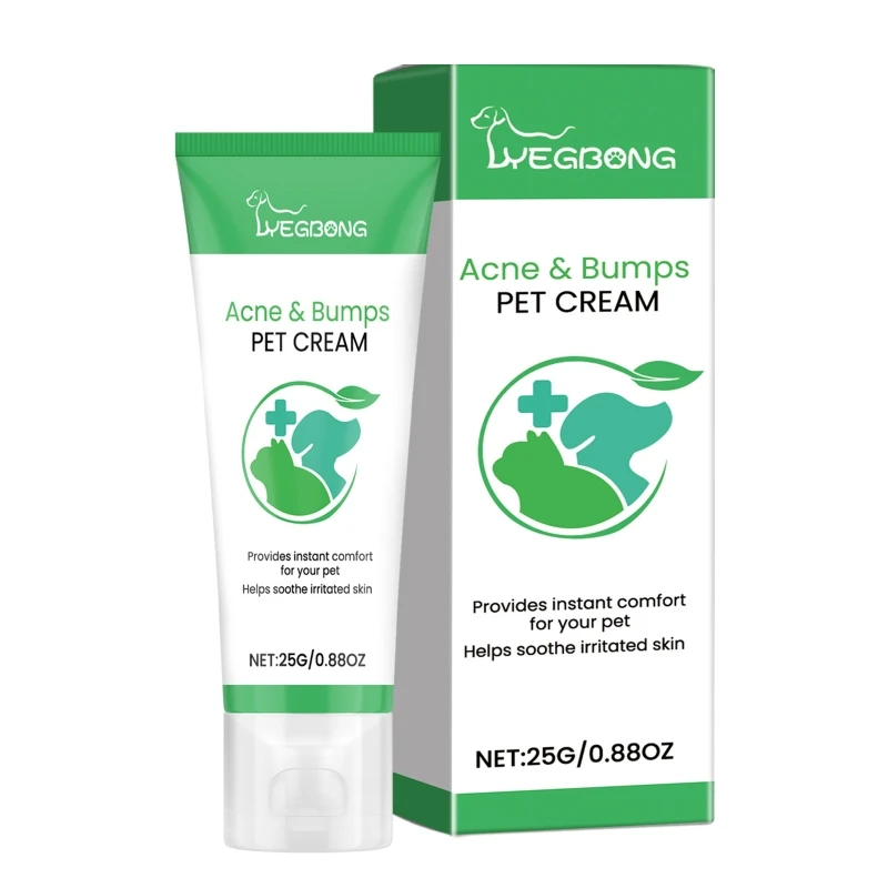 Cats Skin Cream Provide Itching Relief Pet Skin Acnes&Bumps Supplies Control & Help Redness Protects and Heal Itch 25g