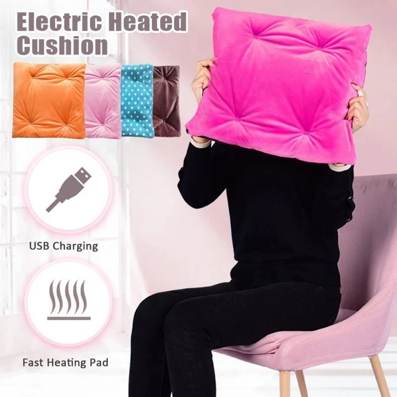 

Electric Heating Cushion USB Car Kids Pet Warm Mat Winter Multifunctional Warmer Blanket Heated Seat Pad Home Office Accessories