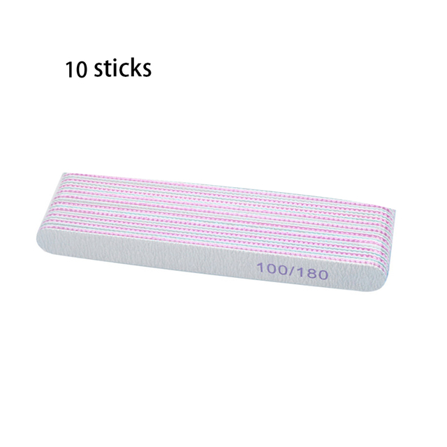 File 100 To 180 Manufacturers Buffs Lime-sand Nail Files 100x180 For Manicure Tools Professional Filer Touch Nail Remove