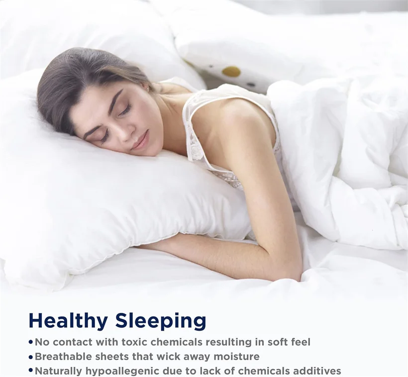 Luxury 800TC Egyptian Cotton Sheets (Fitted Sheet + Flat Top Sheet + Pillowcase) High End Hotel Bedding Set 4/6pcs Bed Sheet Set 6