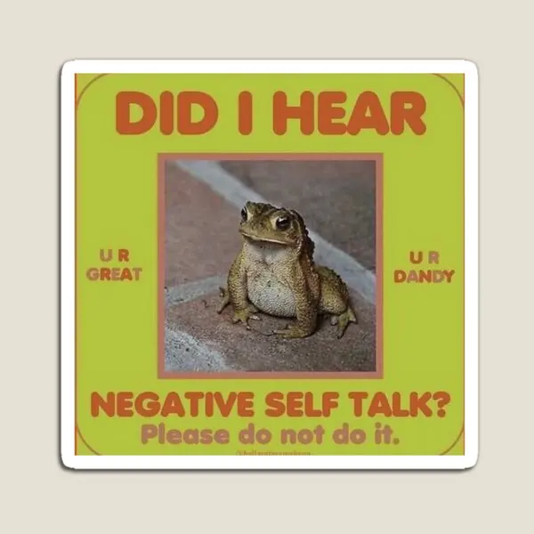 

Магнитные наклейки лягушка я услышал отрицательный саморазговор декоративная игрушка Забавный Симпатичный держатель красочный детский холодильник для дома