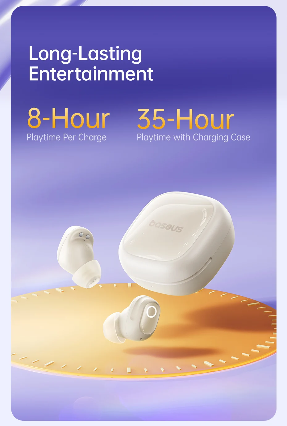 Bass BD1 Wireless Earphones Bluetooth 5.4 Earbuds Sports Earbuds HIFI Sound Head