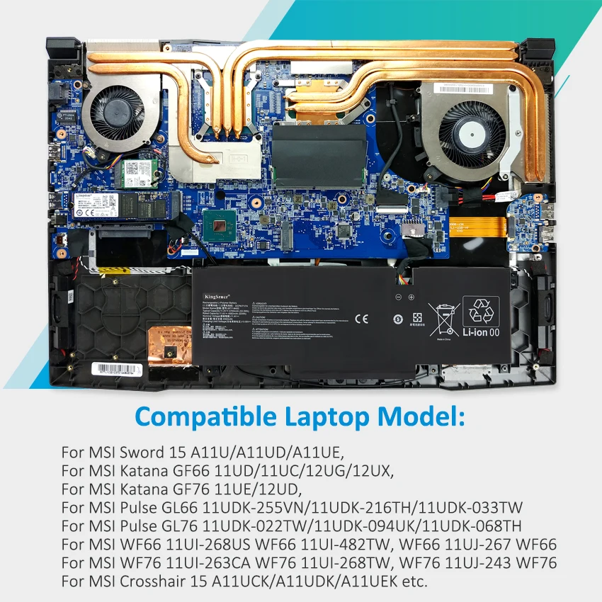 Pulse GL66 11UDK-255VN 11UEK-016AU 11UCK-200XPL GL76 Katana GF66 GF76 11UD 11UE 12UG