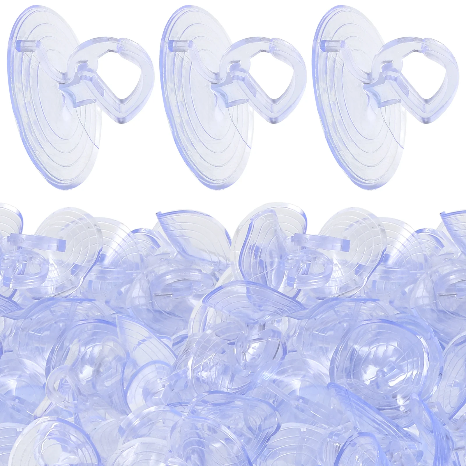 

100 Pcs Transparent Sun Block Suction Cup Windshield Sunshade PVC Sucker Indoor