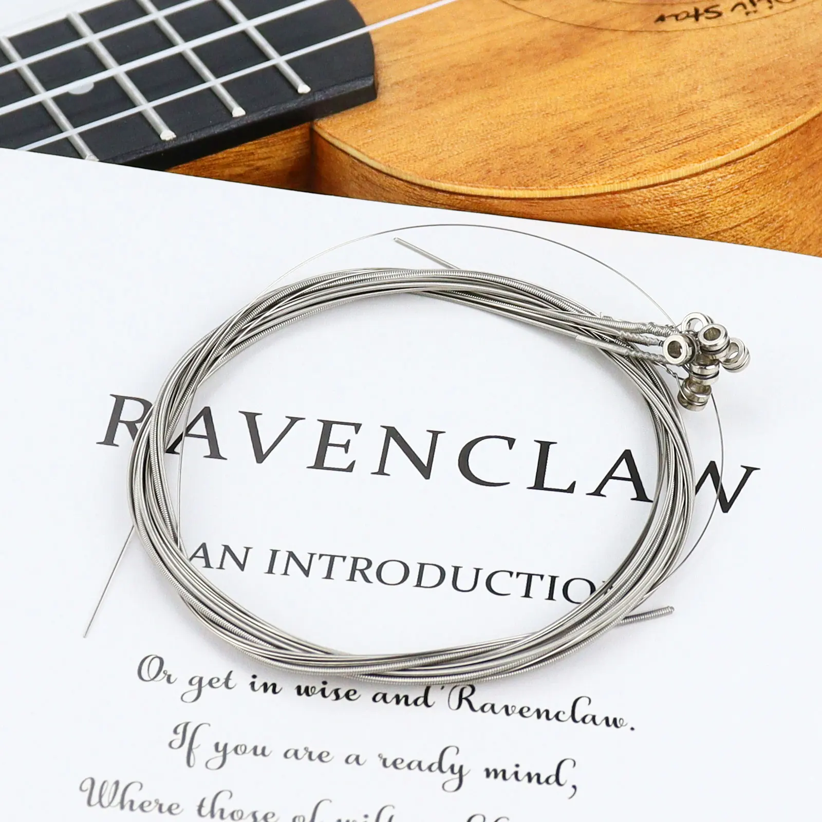 エレキギター弦6本セット - ニッケルメッキ高炭素鋼 - 初心者